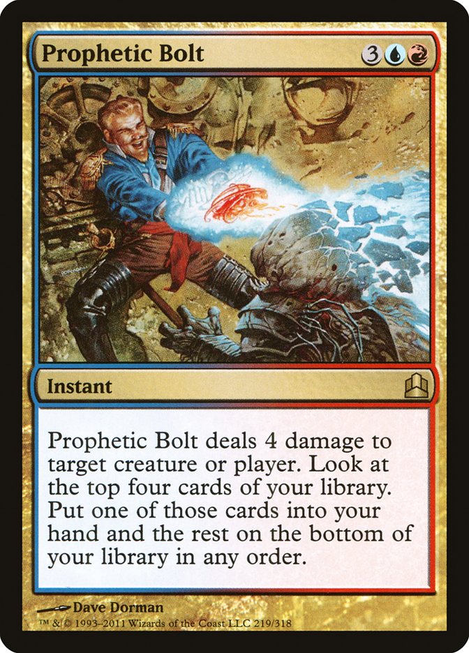 Prophetic Bolt [Commander 2011] - Magic: The Gathering - Card Brawlers | Quebec | Canada |