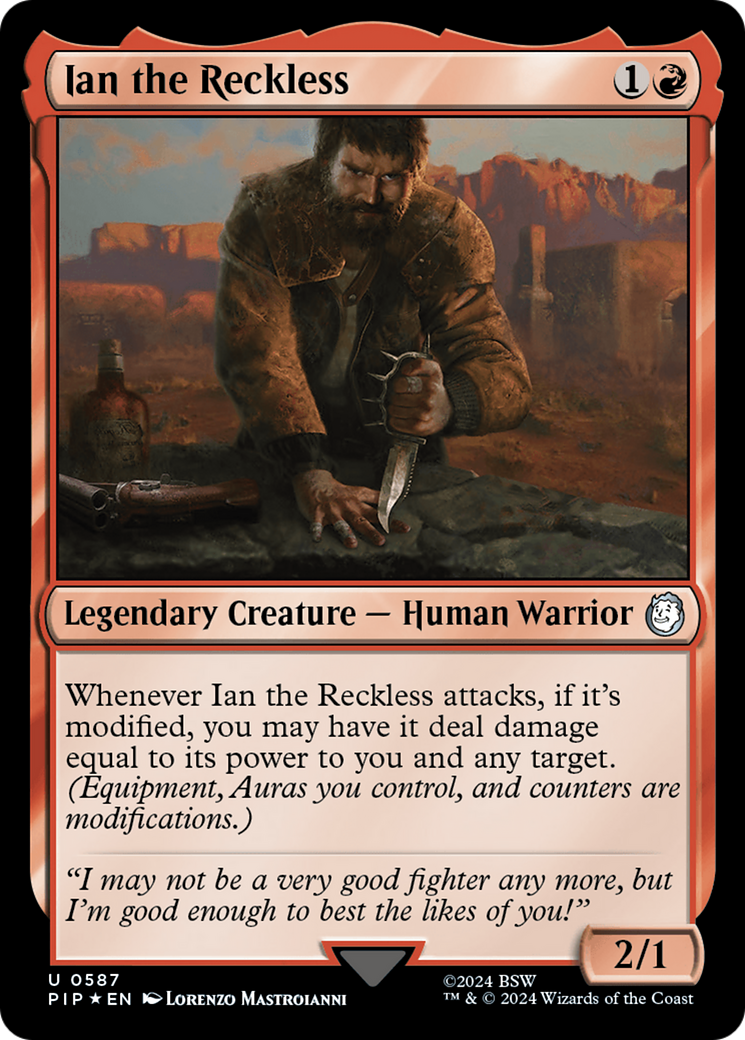 Ian the Reckless (Surge Foil) [Fallout] - Magic: The Gathering - Card Brawlers | Quebec | Canada |