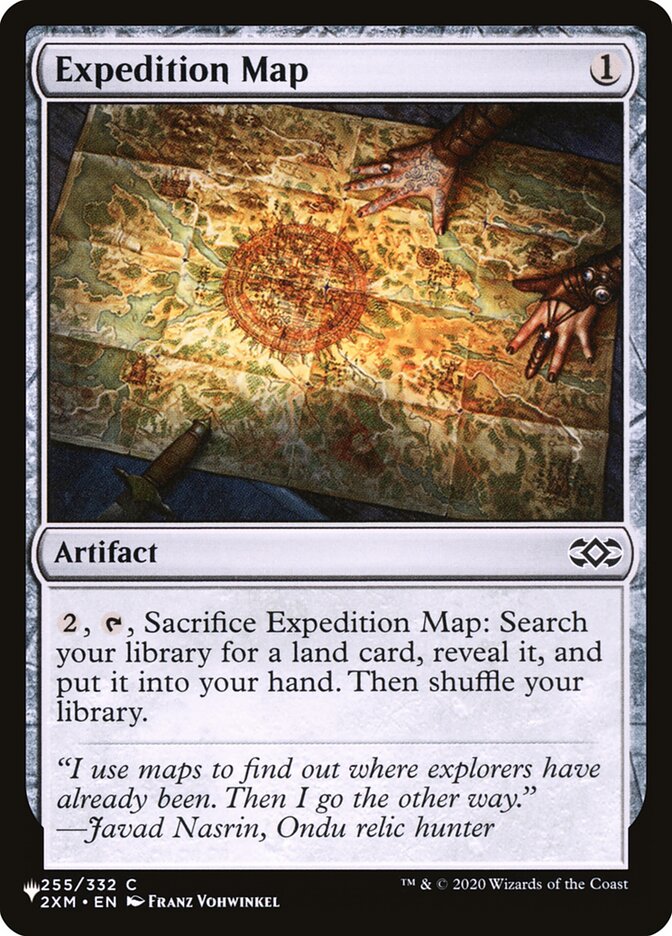 Expedition Map [The List] - Magic: The Gathering - Card Brawlers | Quebec | Canada |