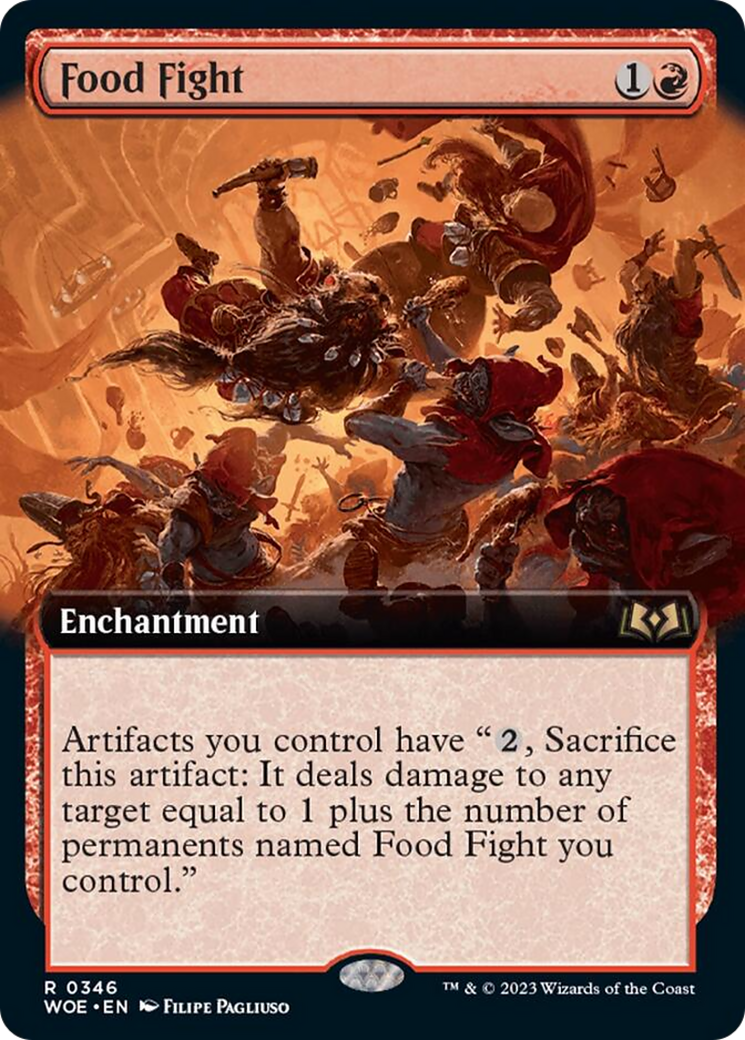Food Fight (Extended Art) [Wilds of Eldraine] - Magic: The Gathering - Card Brawlers | Quebec | Canada |