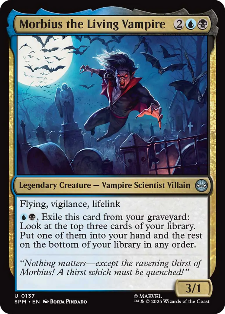 Morbius the Living Vampire [Marvel's Spider-Man] - Magic: The Gathering - Card Brawlers | Quebec | Canada |