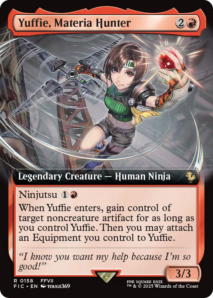 Yuffie, Materia Hunter (Extended Art) [FINAL FANTASY Commander] - Magic: The Gathering - Card Brawlers | Quebec | Canada |