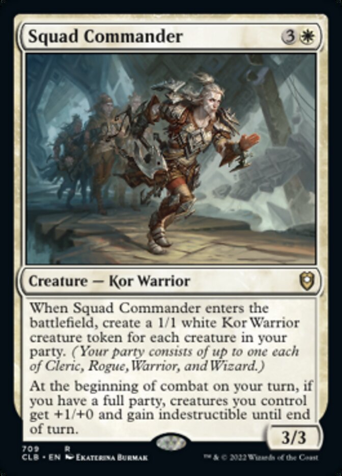 Squad Commander [Commander Legends: Battle for Baldur's Gate] - Magic: The Gathering - Card Brawlers | Quebec | Canada |