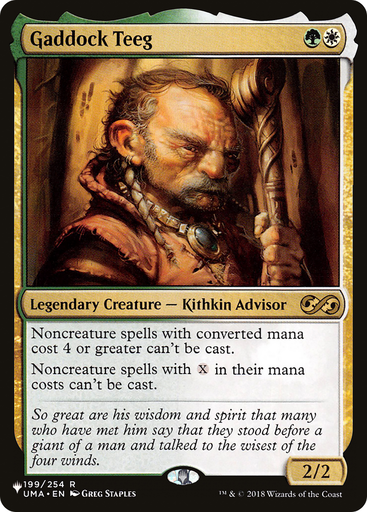 Gaddock Teeg [The List] - Magic: The Gathering - Card Brawlers | Quebec | Canada |