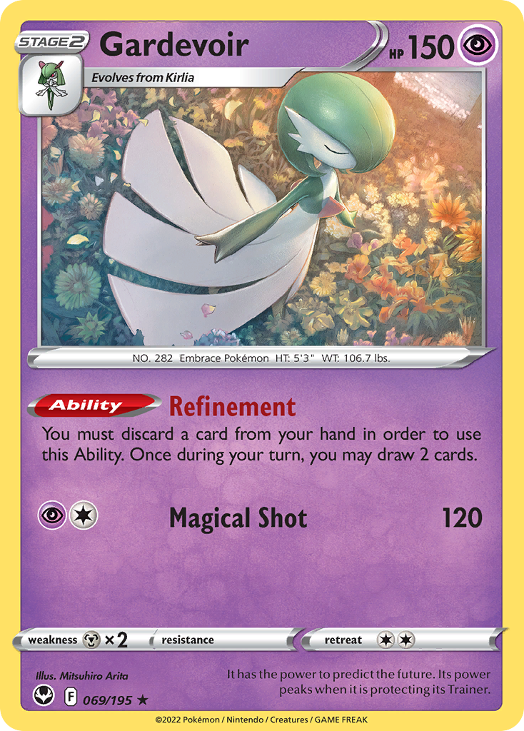 Gardevoir (069/195) (Theme Deck Exclusive) [Sword & Shield: Silver Tempest] - Pokémon - Card Brawlers | Quebec | Canada |