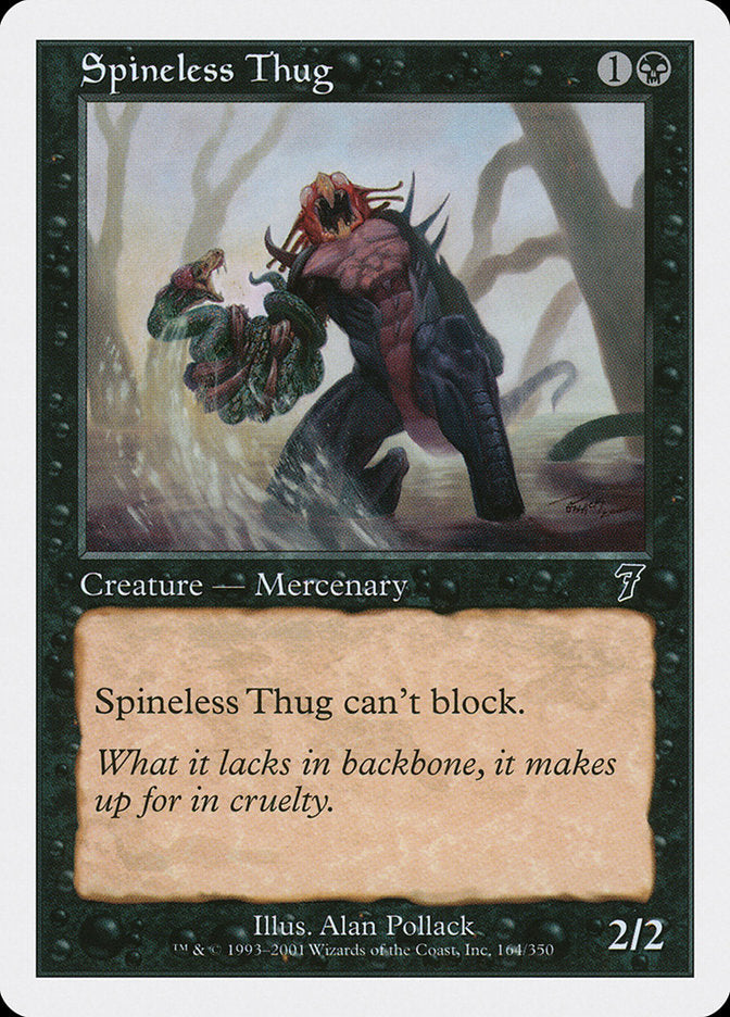 Spineless Thug [Seventh Edition] - Magic: The Gathering - Card Brawlers | Quebec | Canada |