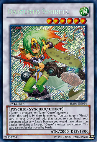 Daigusto Sphreez [HA06-EN024] Secret Rare - Yu-Gi-Oh! - Card Brawlers | Quebec | Canada |