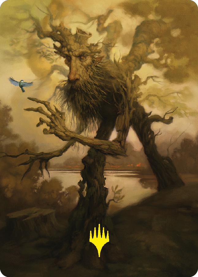 Treefolk Token Art Card (Gold-Stamped Signature) [The Lord of the Rings: Tales of Middle-earth Art Series] - Magic: The Gathering - Card Brawlers | Quebec | Canada |