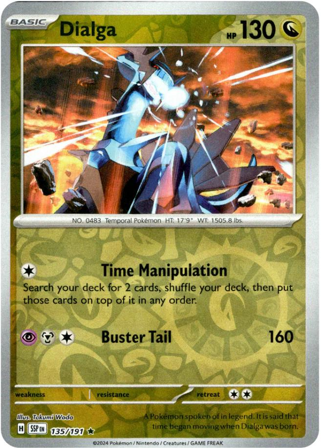 Dialga (135/191) [Scarlet & Violet: Surging Sparks] - Pokémon - Card Brawlers | Quebec | Canada |