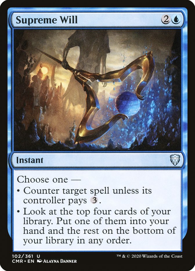 Supreme Will [Commander Legends] - Magic: The Gathering - Card Brawlers | Quebec | Canada |