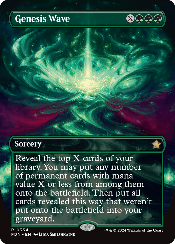 Genesis Wave (Borderless) [Foundations] - Magic: The Gathering - Card Brawlers | Quebec | Canada |