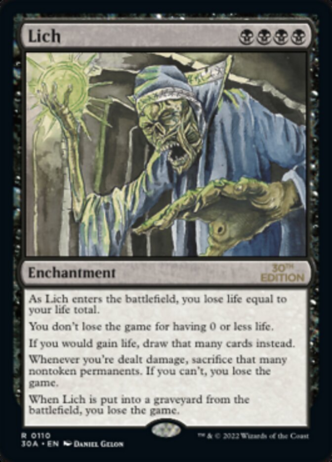 Lich [30th Anniversary Edition] - Magic: The Gathering - Card Brawlers | Quebec | Canada |