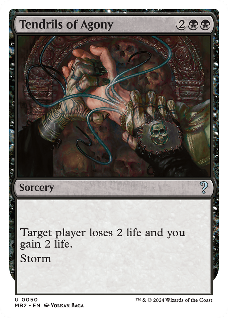 Tendrils of Agony (White Border) [Mystery Booster 2] - Magic: The Gathering - Card Brawlers | Quebec | Canada |