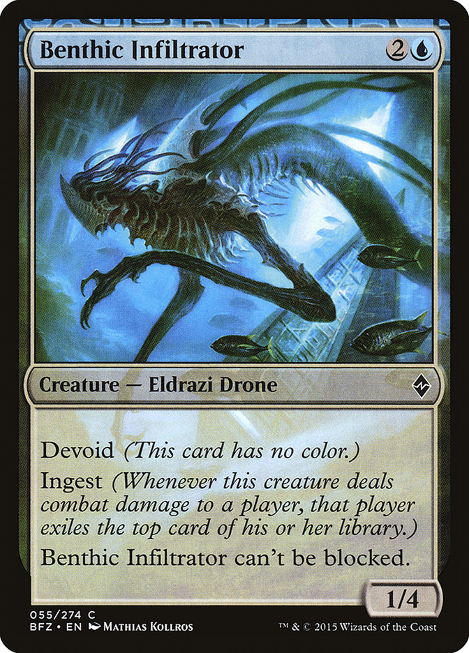 Benthic Infiltrator [Battle for Zendikar] - Magic: The Gathering - Card Brawlers | Quebec | Canada |