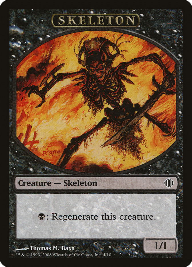 Skeleton Token [Shards of Alara Tokens] - Magic: The Gathering - Card Brawlers | Quebec | Canada |