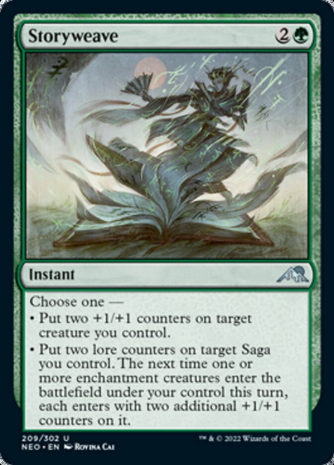 Storyweave [Kamigawa: Neon Dynasty] - Magic: The Gathering - Card Brawlers | Quebec | Canada |
