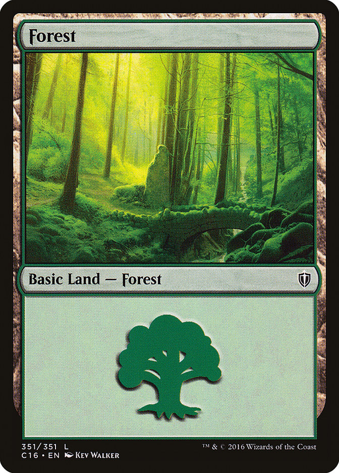 Forest (351) [Commander 2016] - Magic: The Gathering - Card Brawlers | Quebec | Canada |