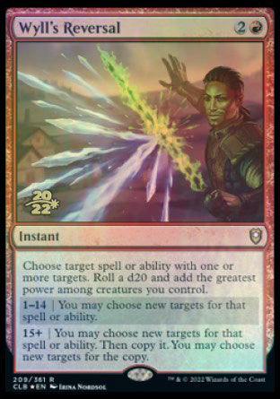 Wyll's Reversal [Commander Legends: Battle for Baldur's Gate Prerelease Promos] - Magic: The Gathering - Card Brawlers | Quebec | Canada |
