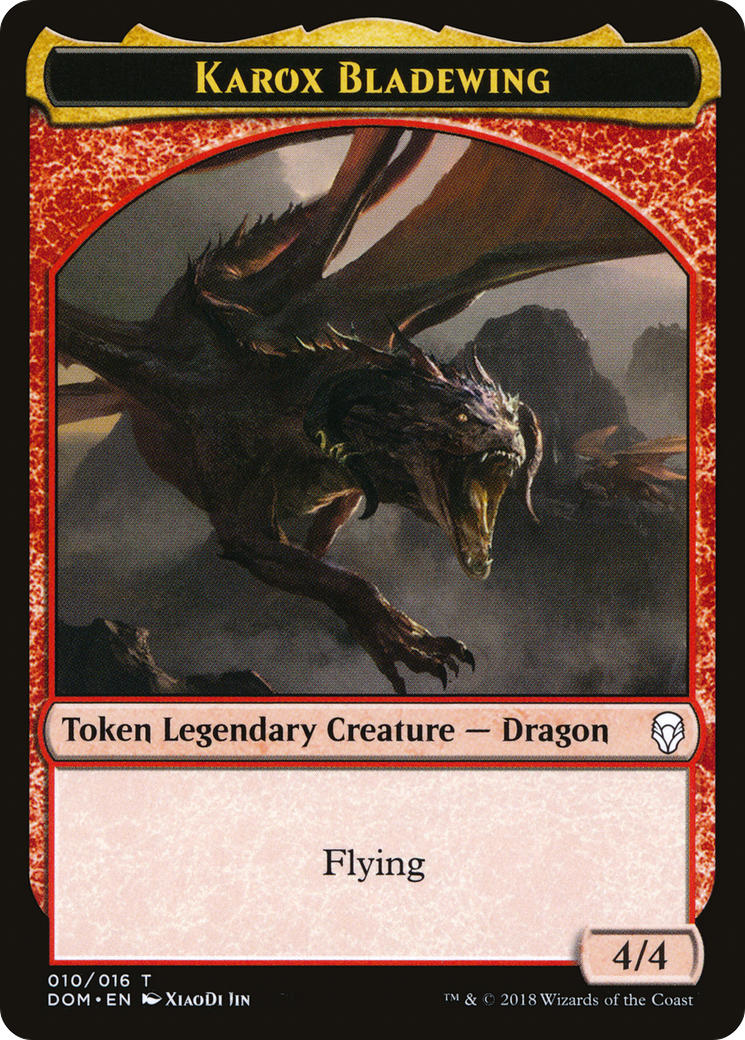 Karox Bladewing // Karox Bladewing Double-Sided Token [Starter Commander Decks] - Magic: The Gathering - Card Brawlers | Quebec | Canada |