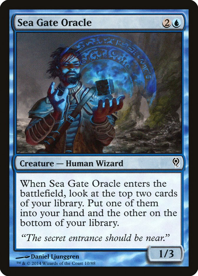 Sea Gate Oracle [Duel Decks: Jace vs. Vraska] - Magic: The Gathering - Card Brawlers | Quebec | Canada |
