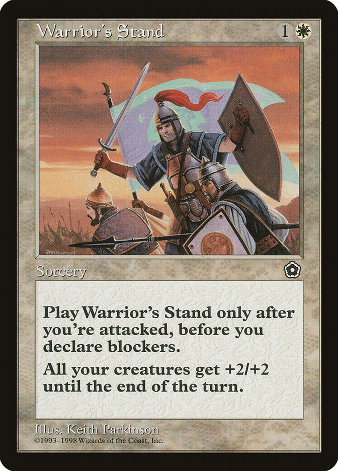 Warrior's Stand [Portal Second Age] - Magic: The Gathering - Card Brawlers | Quebec | Canada |