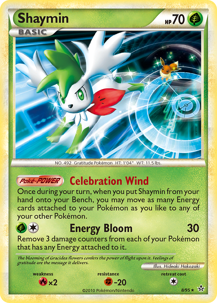 Shaymin (8/95) [HeartGold & SoulSilver: Unleashed] - Pokémon - Card Brawlers | Quebec | Canada |