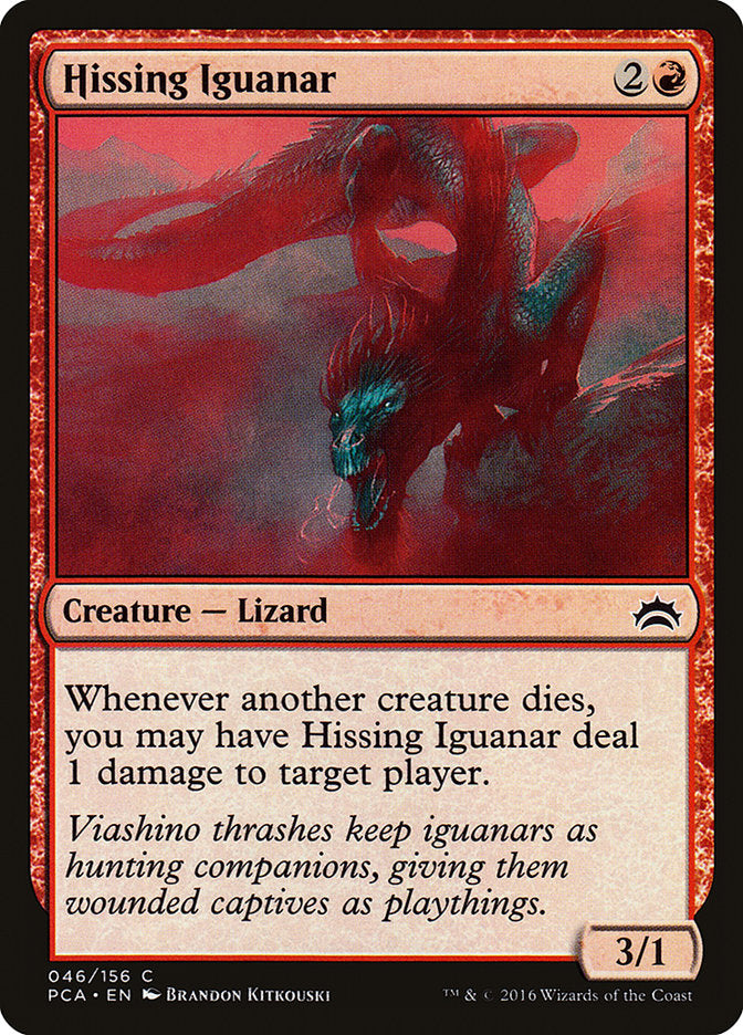 Hissing Iguanar [Planechase Anthology] - Magic: The Gathering - Card Brawlers | Quebec | Canada |