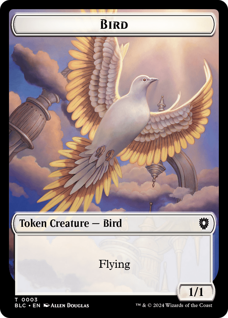 Storm Crow // Bird (003) Double-Sided Token [Bloomburrow Commander Tokens] - Magic: The Gathering - Card Brawlers | Quebec | Canada |