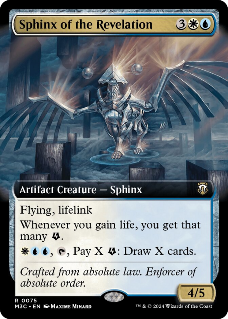 Sphinx of the Revelation (Extended Art) (Ripple Foil) [Modern Horizons 3 Commander] - Magic: The Gathering - Card Brawlers | Quebec | Canada |