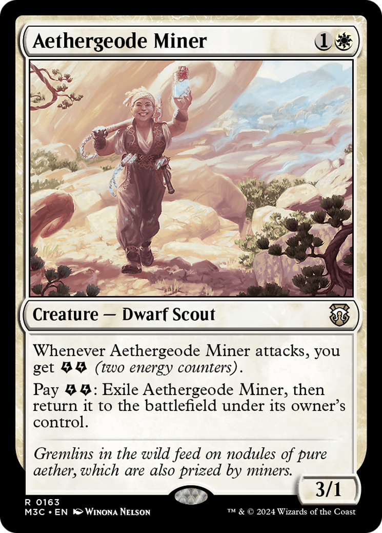Aethergeode Miner [Modern Horizons 3 Commander] - Magic: The Gathering - Card Brawlers | Quebec | Canada |
