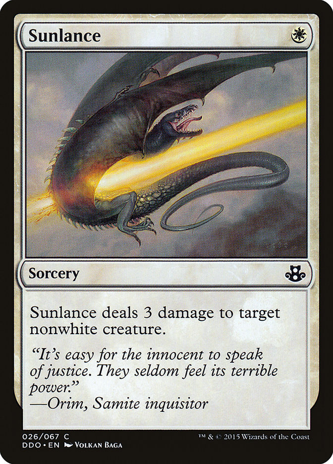 Sunlance [Duel Decks: Elspeth vs. Kiora] - Magic: The Gathering - Card Brawlers | Quebec | Canada |