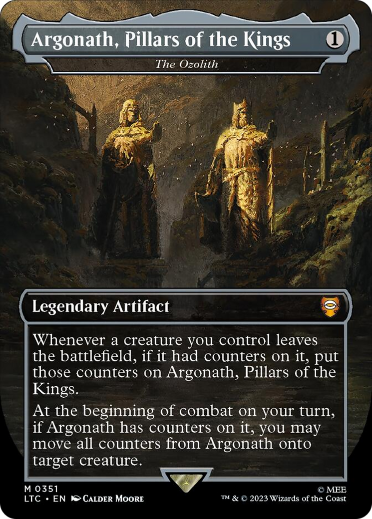 Argonath, Pillars of the Kings - The Ozolith (Surge Foil) [The Lord of the Rings: Tales of Middle-Earth Commander] - Magic: The Gathering - Card Brawlers | Quebec | Canada |