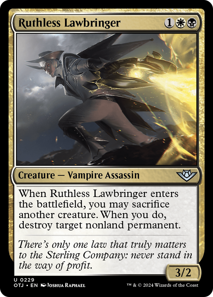 Ruthless Lawbringer [Outlaws of Thunder Junction] - Magic: The Gathering - Card Brawlers | Quebec | Canada |