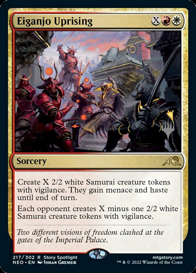 Eiganjo Uprising (Promo Pack) [Kamigawa: Neon Dynasty Promos] - Magic: The Gathering - Card Brawlers | Quebec | Canada |