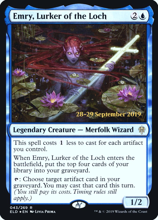 Emry, Lurker of the Loch [Throne of Eldraine Prerelease Promos] - Magic: The Gathering - Card Brawlers | Quebec | Canada |