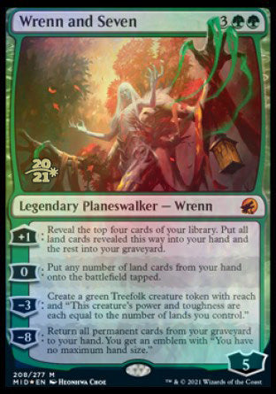 Wrenn and Seven [Innistrad: Midnight Hunt Prerelease Promos] - Magic: The Gathering - Card Brawlers | Quebec | Canada |