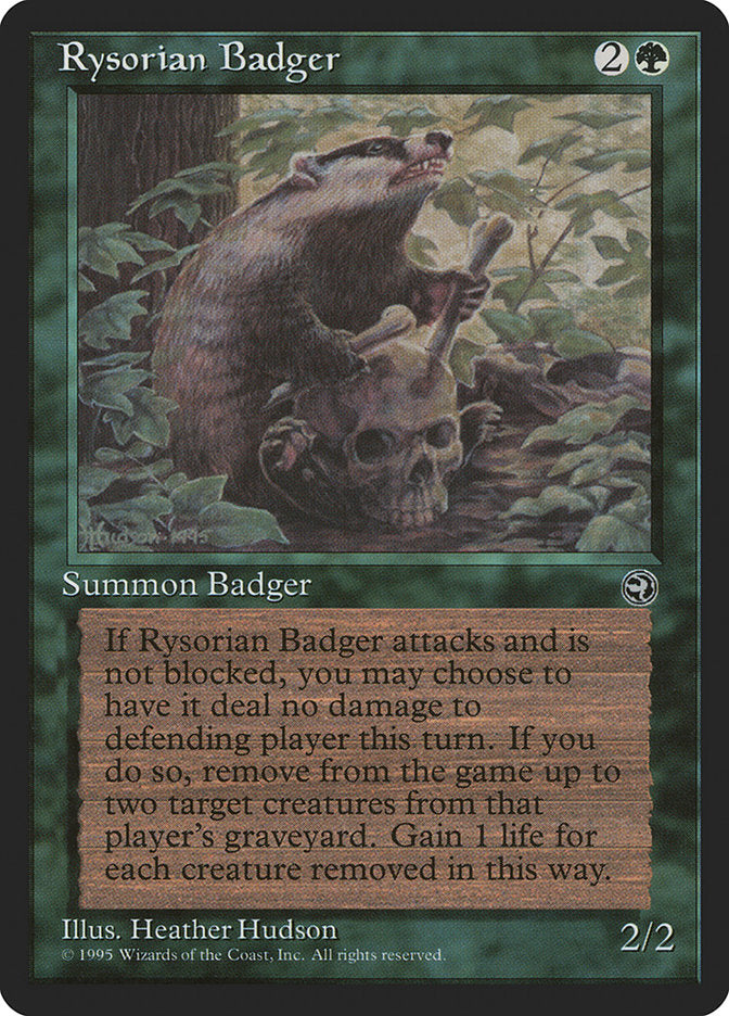 Rysorian Badger [Homelands] - Magic: The Gathering - Card Brawlers | Quebec | Canada |