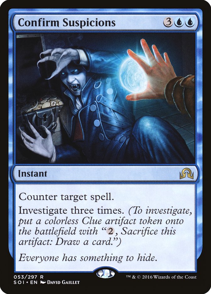 Confirm Suspicions [Shadows over Innistrad] - Magic: The Gathering - Card Brawlers | Quebec | Canada |
