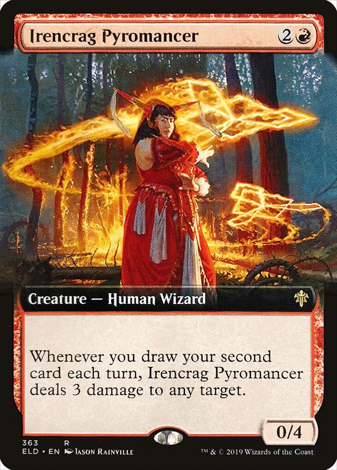 Irencrag Pyromancer (Extended Art) [Throne of Eldraine] - Magic: The Gathering - Card Brawlers | Quebec | Canada |