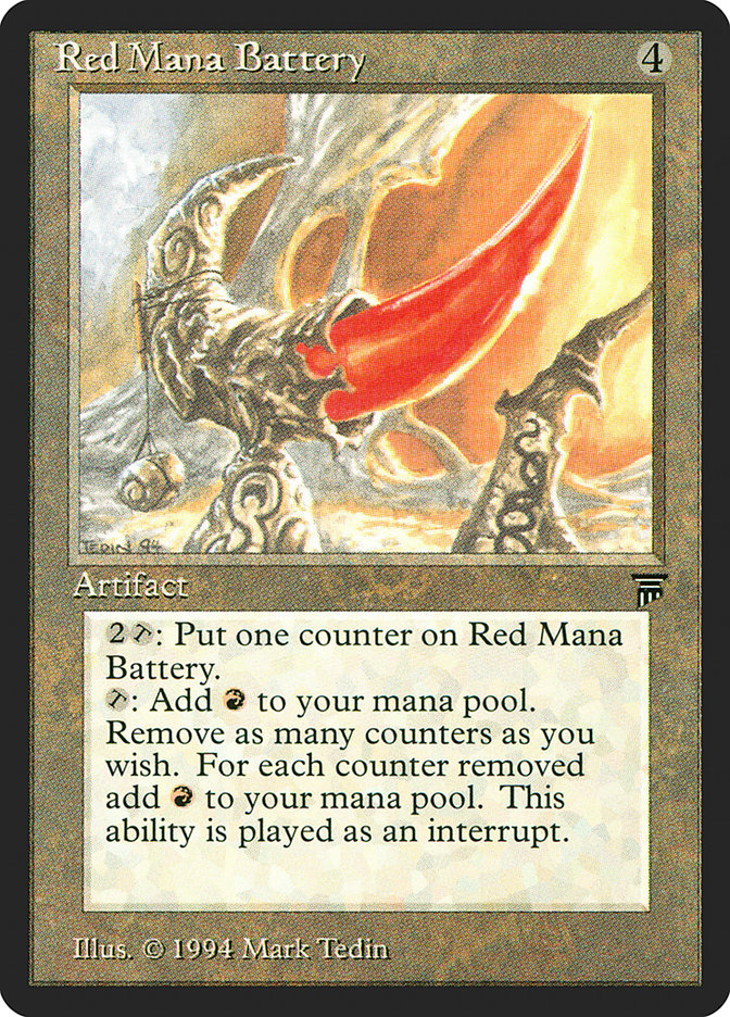 Red Mana Battery [Legends] - Magic: The Gathering - Card Brawlers | Quebec | Canada |