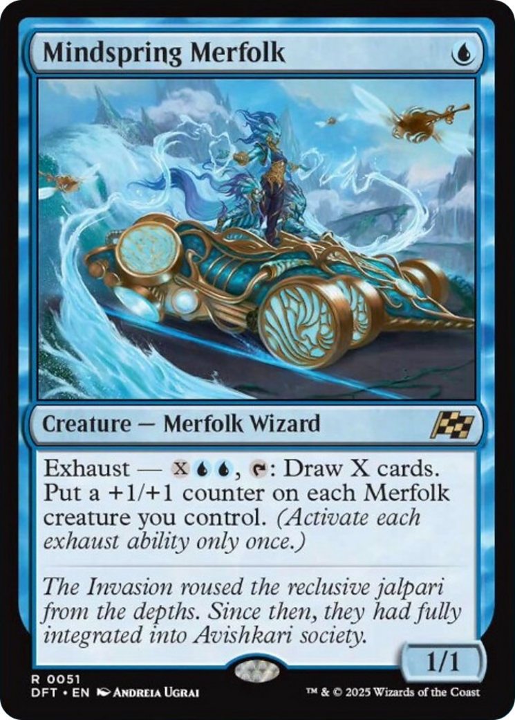 Mindspring Merfolk [Aetherdrift] - Magic: The Gathering - Card Brawlers | Quebec | Canada |