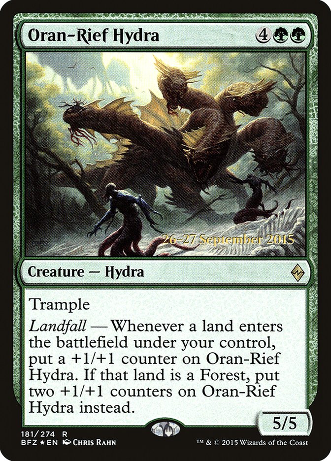 Oran-Rief Hydra [Battle for Zendikar Prerelease Promos] - Magic: The Gathering - Card Brawlers | Quebec | Canada |