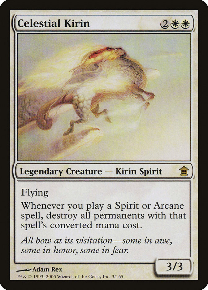 Celestial Kirin [Saviors of Kamigawa] - Magic: The Gathering - Card Brawlers | Quebec | Canada |
