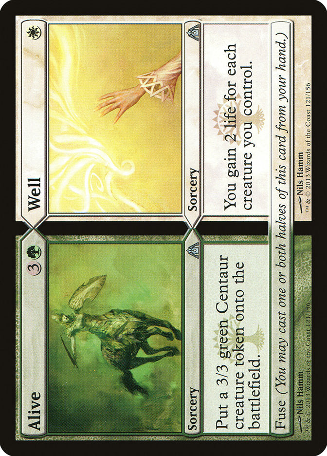 Alive // Well [Dragon's Maze] - Magic: The Gathering - Card Brawlers | Quebec | Canada |