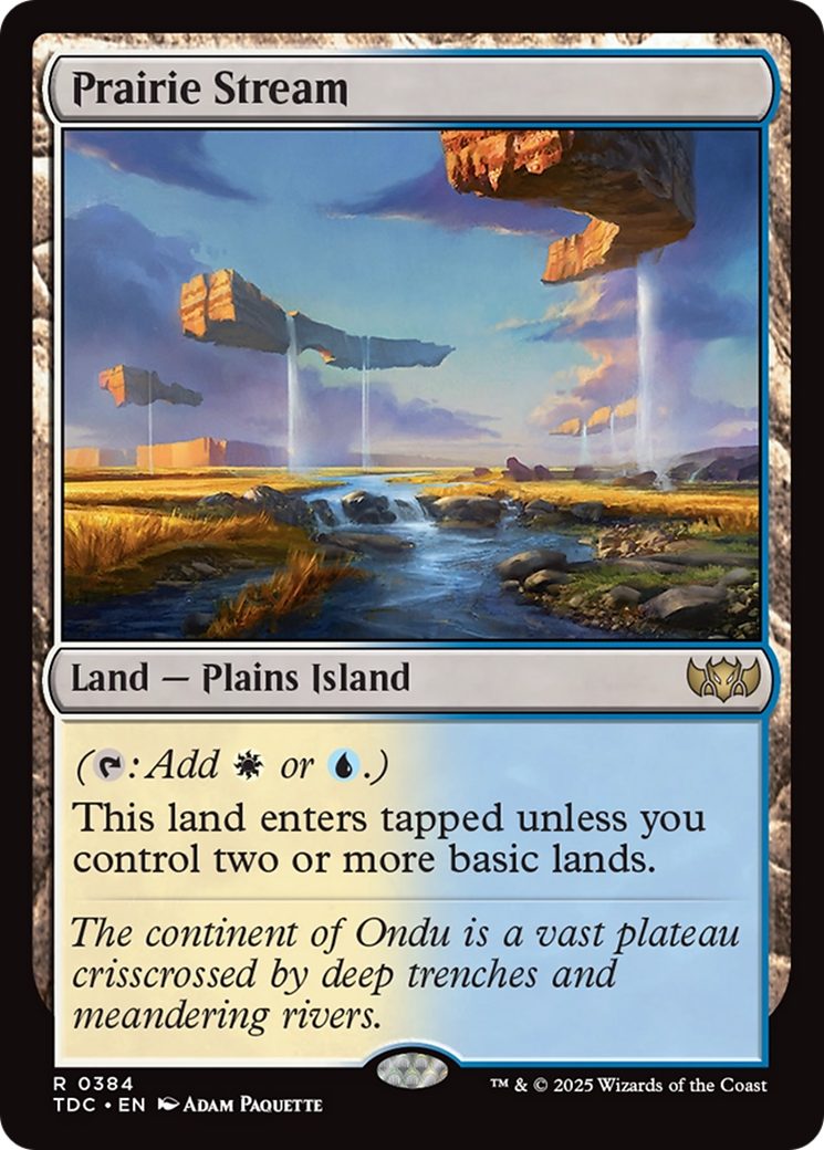 Prairie Stream [Tarkir: Dragonstorm Commander] - Magic: The Gathering - Card Brawlers | Quebec | Canada |