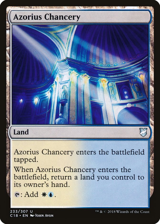 Azorius Chancery [Commander 2018] - Magic: The Gathering - Card Brawlers | Quebec | Canada |