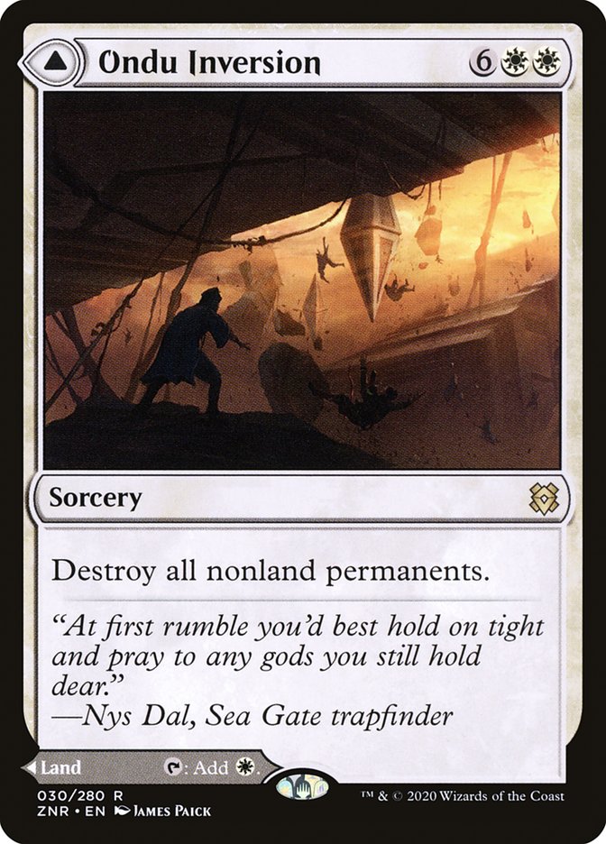 Ondu Inversion // Ondu Skyruins [Zendikar Rising] - Magic: The Gathering - Card Brawlers | Quebec | Canada |