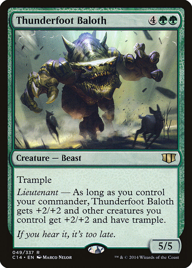 Thunderfoot Baloth [Commander 2014] - Magic: The Gathering - Card Brawlers | Quebec | Canada |
