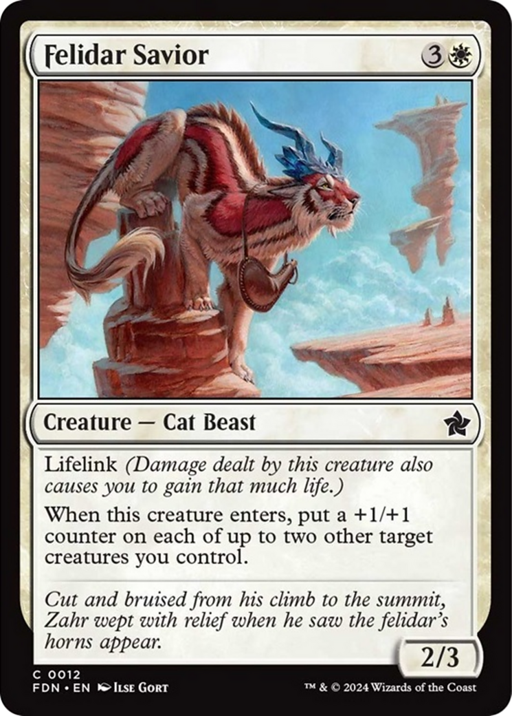 Felidar Savior [Foundations] - Magic: The Gathering - Card Brawlers | Quebec | Canada |