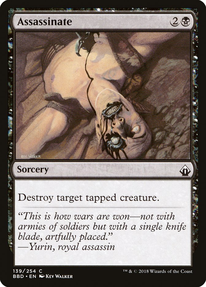 Assassinate [Battlebond] - Magic: The Gathering - Card Brawlers | Quebec | Canada |